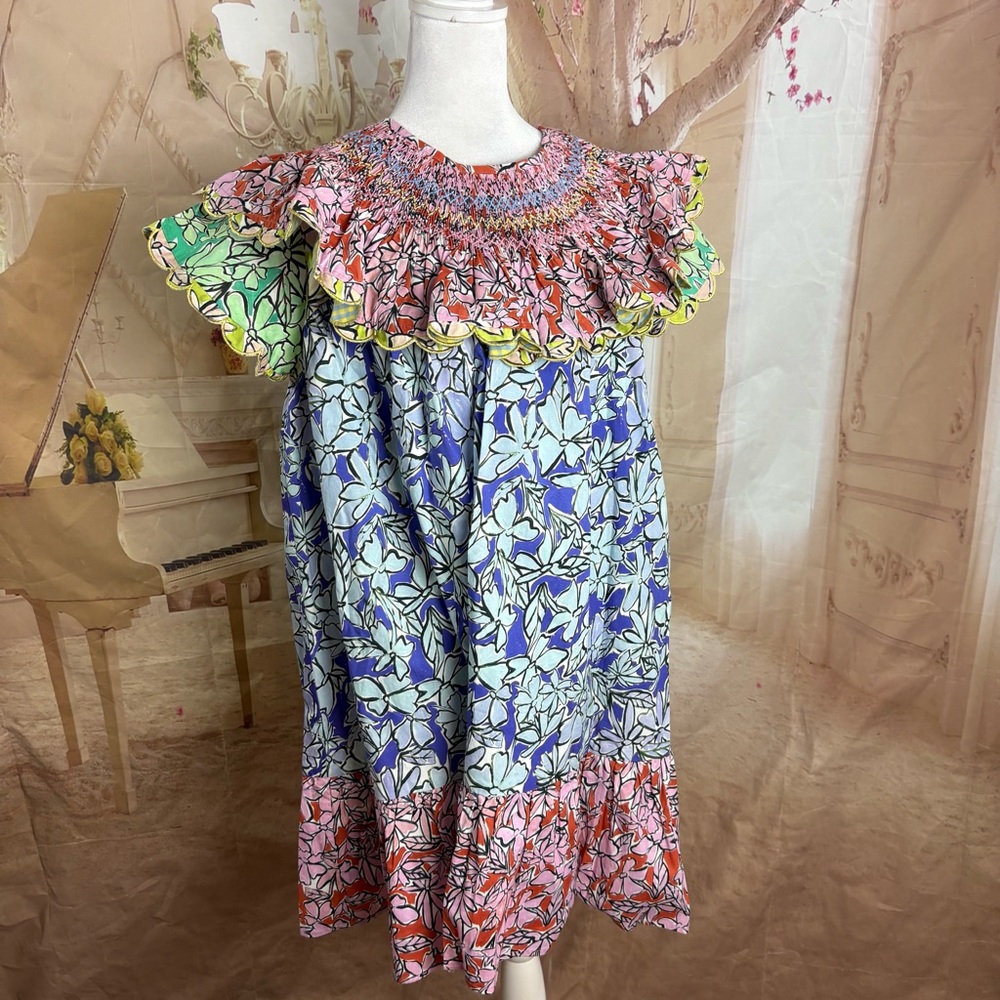 NEW CELIA B FLORAL DUSTEEN DRESS - Picture 4 of 13